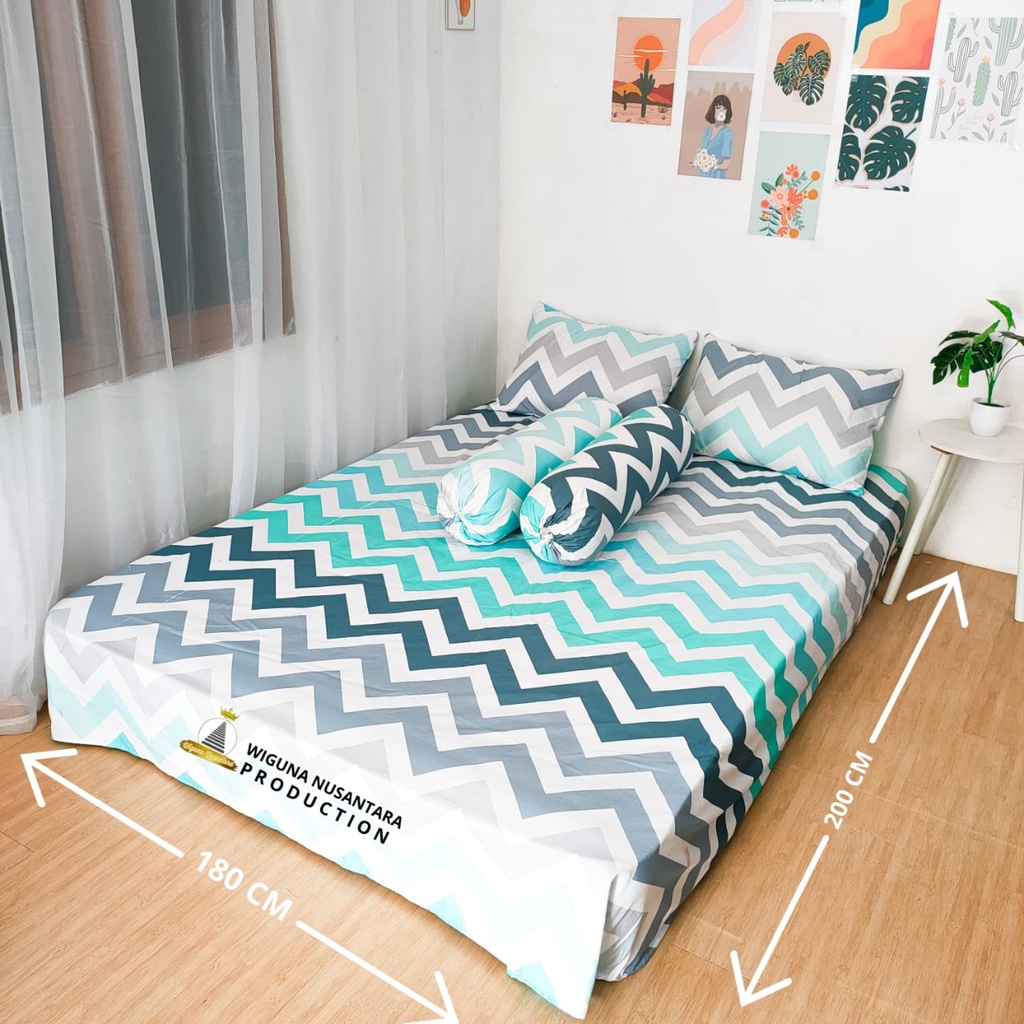 GBK Sprei Anti Geser 180 x 200 x 20 CM Seprei Aesthetic