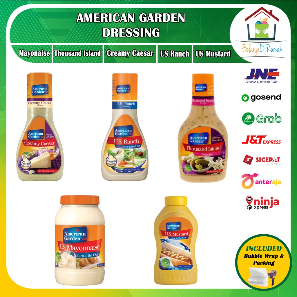 

Saus Salad American Garden | Banyak Pilihan Varian - Mayonaise