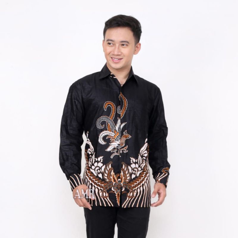 New Arrival Distro Batik Pria Bordir Sogan Hrb026 Batikaf Notoarto