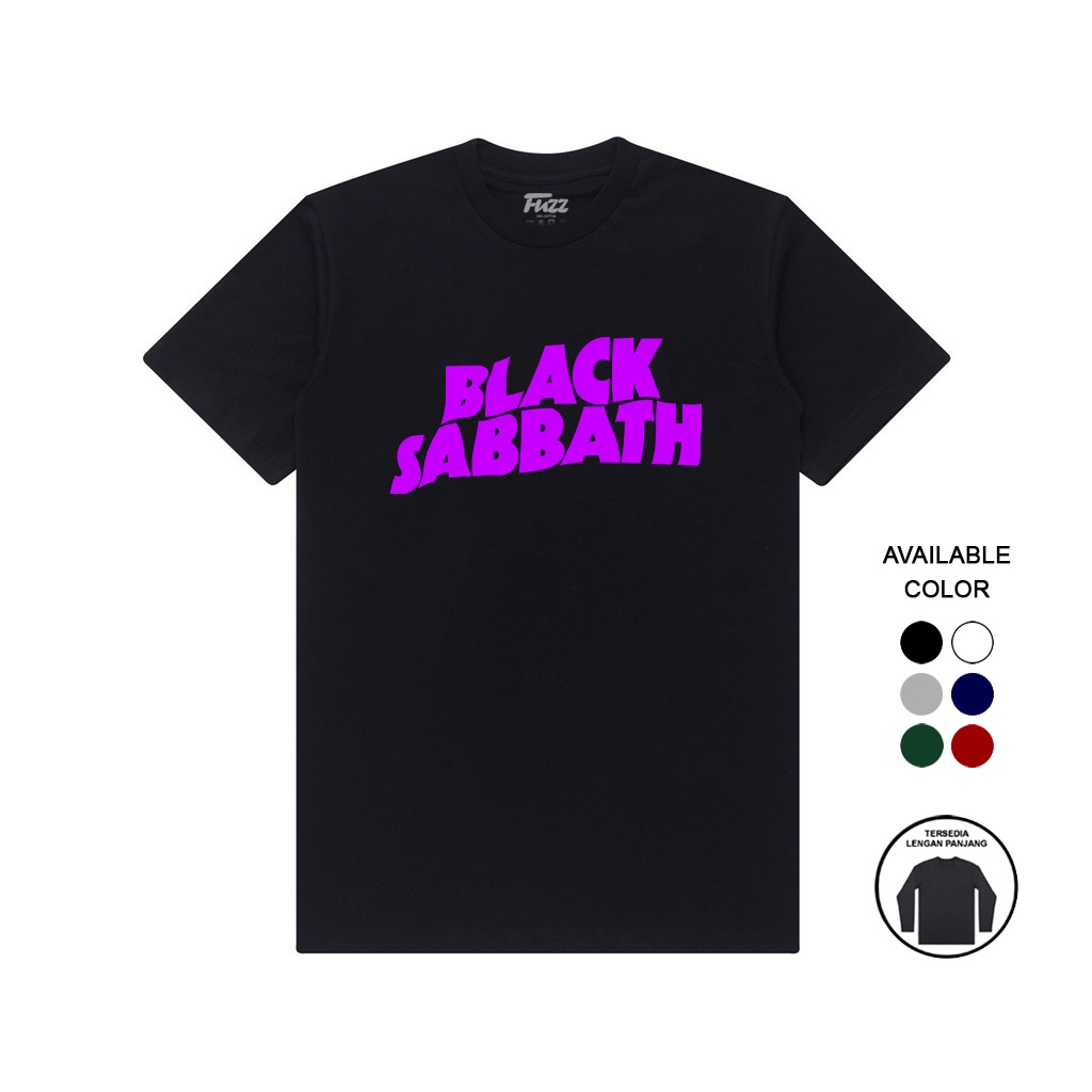 Kaos Band Black Sabbath Baju Distro Musik Metal Sabath Pria Dan Wanita Sabbat Original Murah