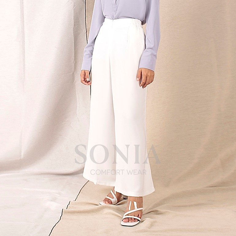 

Sonia - Alma Kulot Lebar / Celana Kulot Bahan Crepe by SONIA / C1648