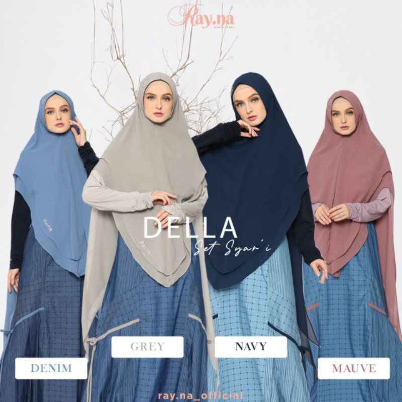 Della set syari by Rayna (Ready)