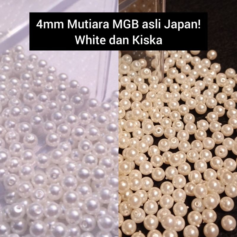 4mm 10gram MOTE PAYET MUTIARA / PEARL MGB ASLI JEPANG