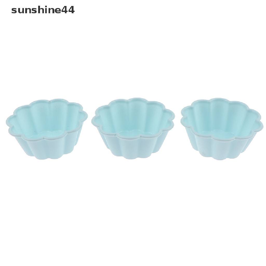 Sunshine 6pcs Cetakan Kue Muffin / Cupcake DIY Bahan Silikon