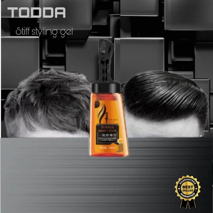 Hairbi | Minyak Rambut / Gel / Wax / Mens Hair Gel Todda With Comb Kode 0460