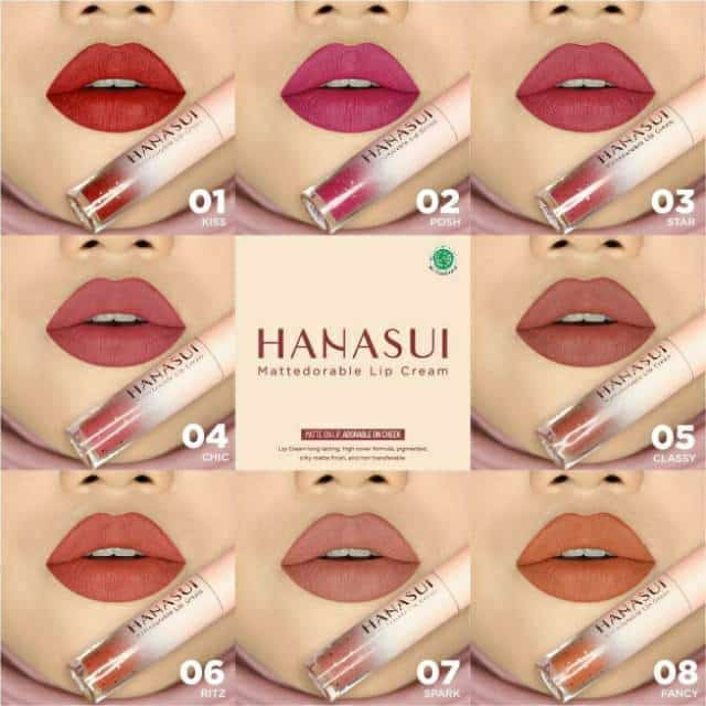 HANASUI ✔️BPOM BOBA Mattedorable Lip Cream