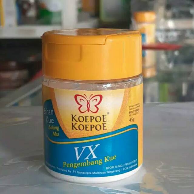 

Bahan Pengembang Kue VX Koepoe Koepoe 45 gram