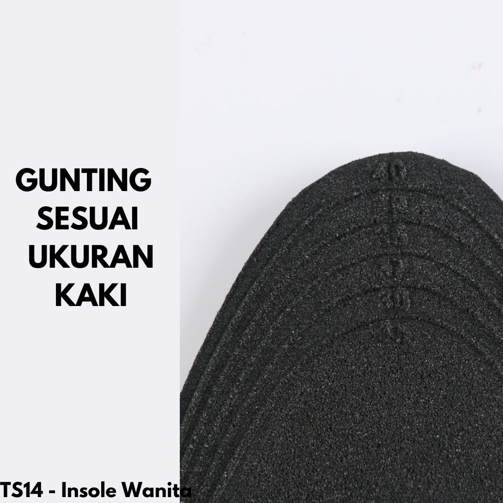 BUSA INSOLE PENGGANJAL ALAS INSOLE NYAMAN ANTI LECET 5D IMPORT TS14