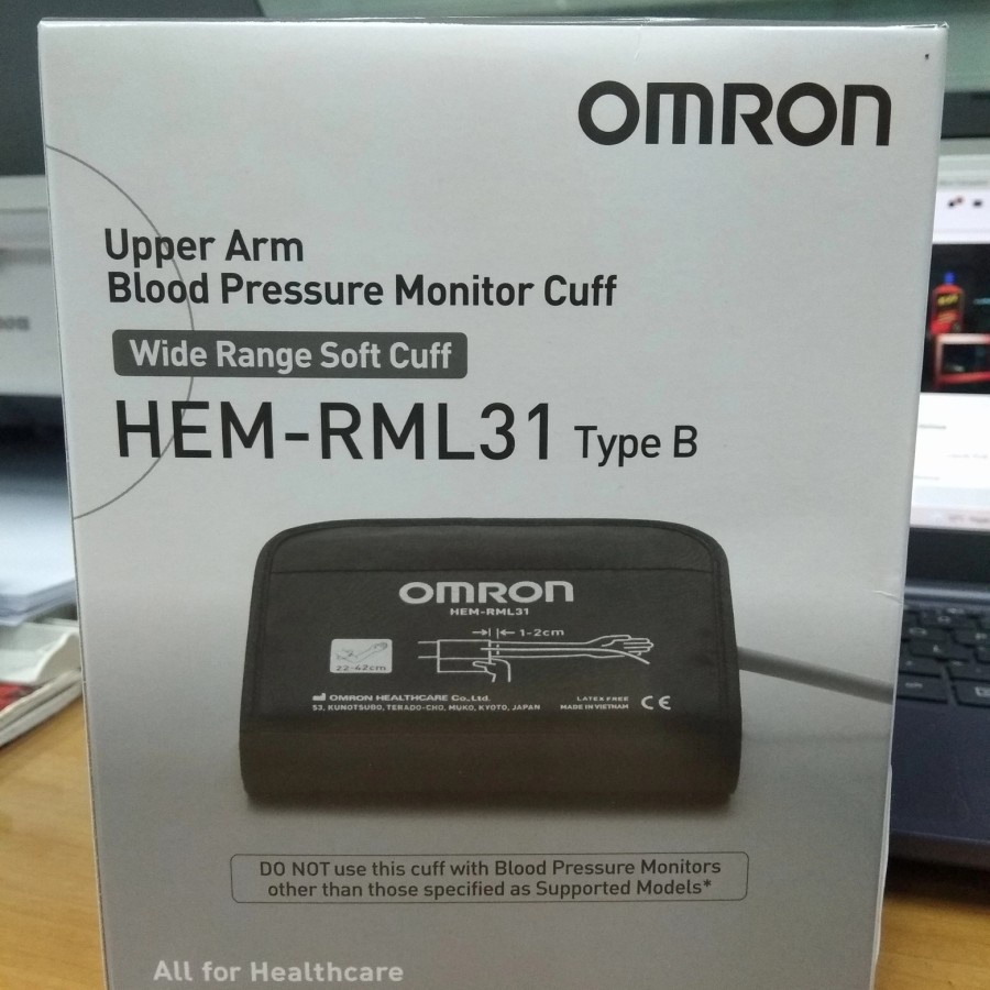 Manset Tensimeter Omron (22 - 42cm) ORIGINAL / Manset Omron HEM-RML31