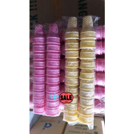 

cone ice cream 18cm isi 20, min order 50 bks