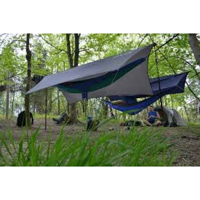 【Warna Dipilih】 PAKET | Hammock &amp; Flysheet 2x3 M` Tenda Hamok Hamock` Tempat Tidur Gantung Flesit