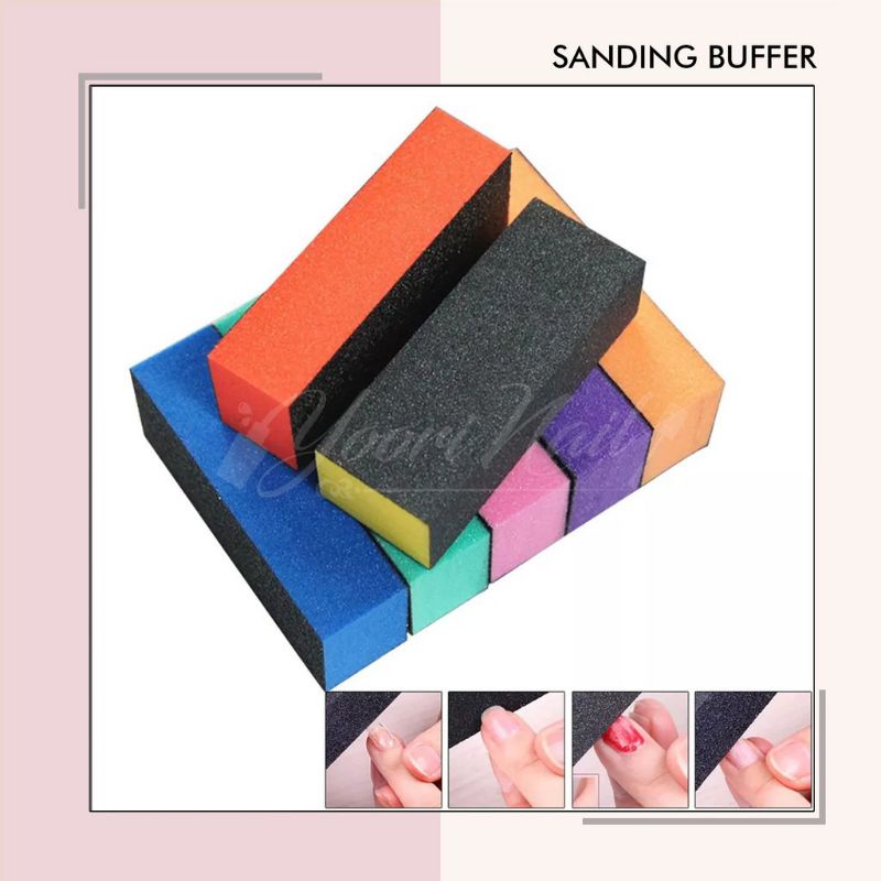 Sanding buffer buffer block buffer kasar 4 sisi buffing nail art