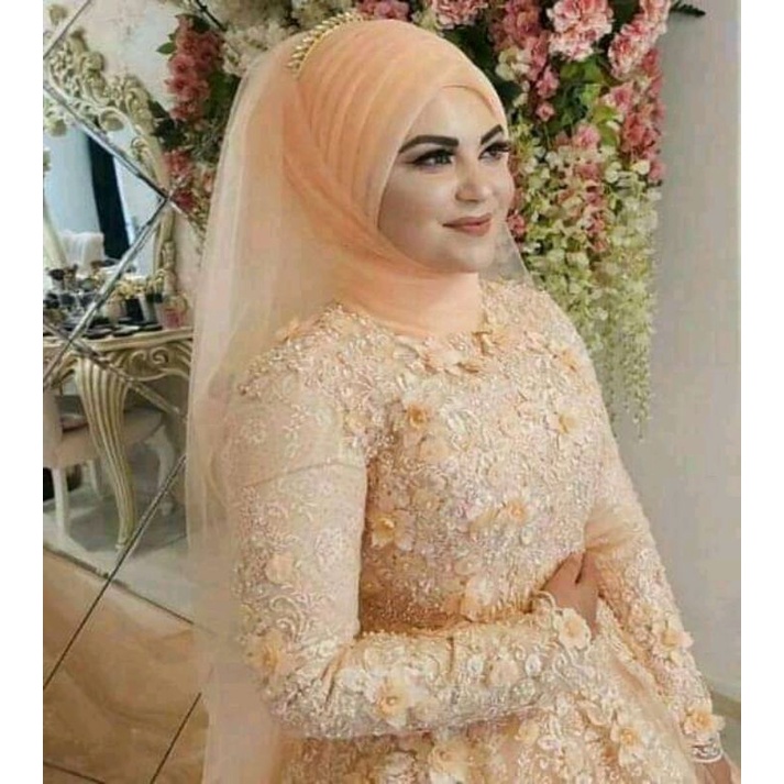 hijab instan model turki pengantin