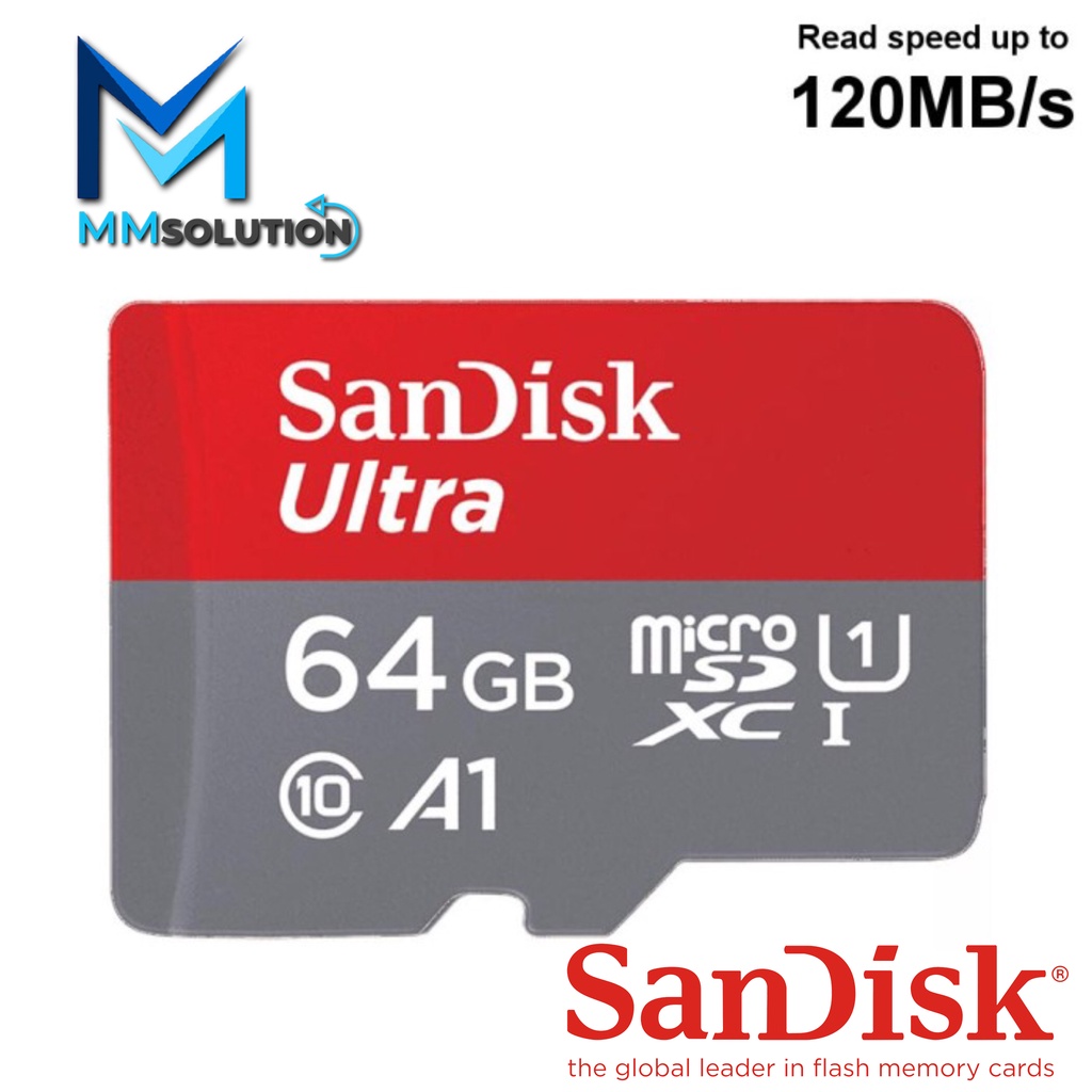 SanDisk Ultra MicroSD 64GB A1 100MB/s MicroSDXC UHS-I Micro SD