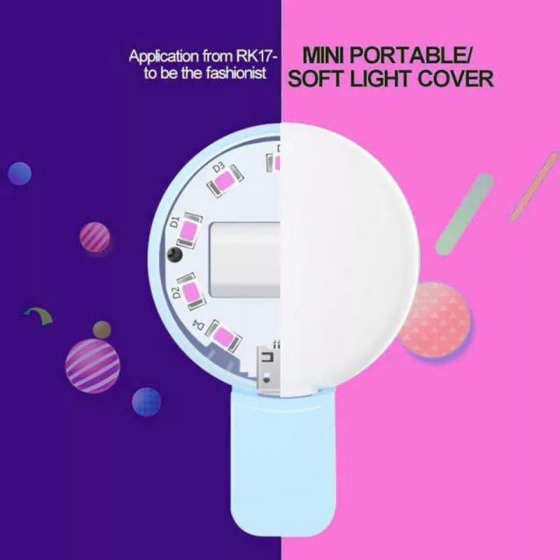 Ring Light Selfie MIni Q Portable Ringlight Mini Q