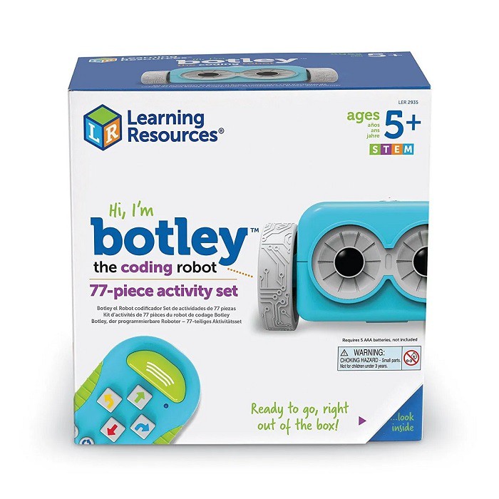 Learning Resources Botley The Coding Robot Activity Set, 77 Pieces Mainan Robot