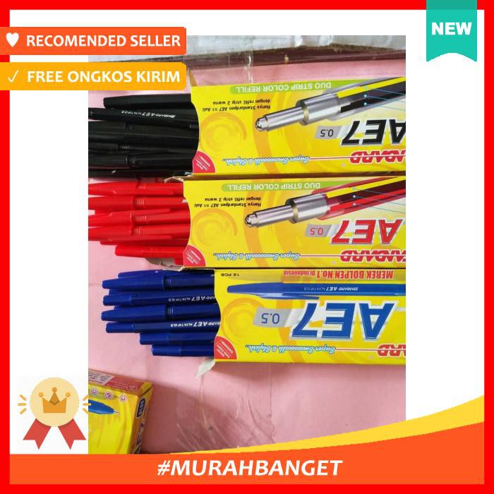 

Pulpen - Standard Ae7 0.5 Merah - Alat Tulis