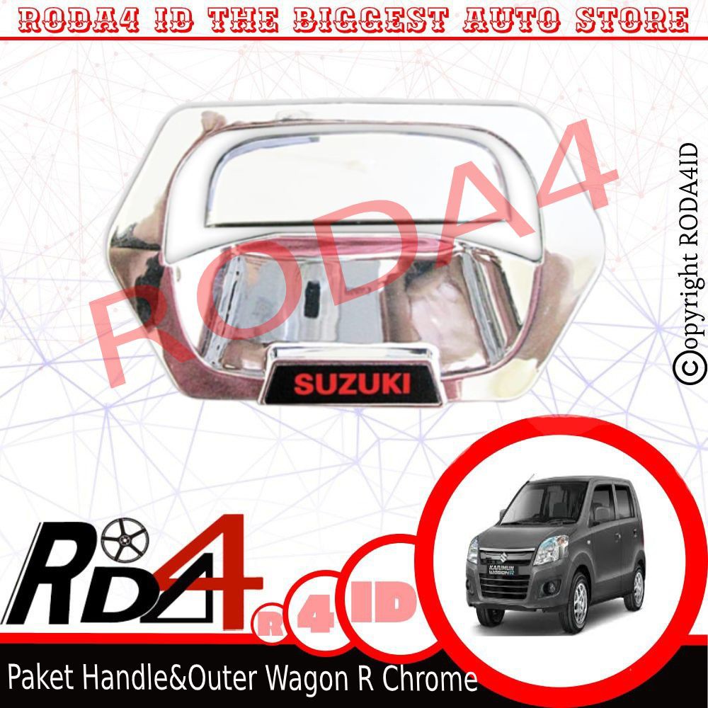 Paket Outer dan Handle Karimun Wagon R Chrome