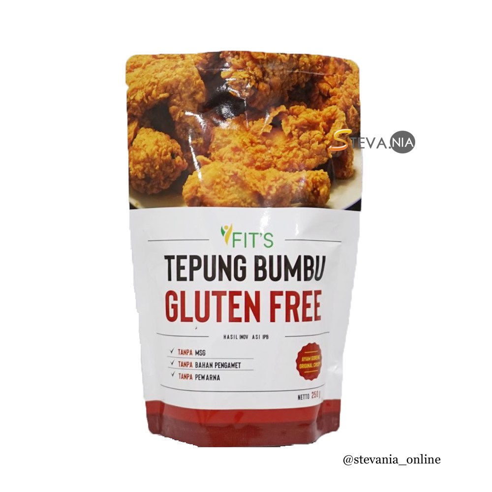 

Fits Tepung Bumbu Gluten Free Ayam Goreng Crispy 250GR Original