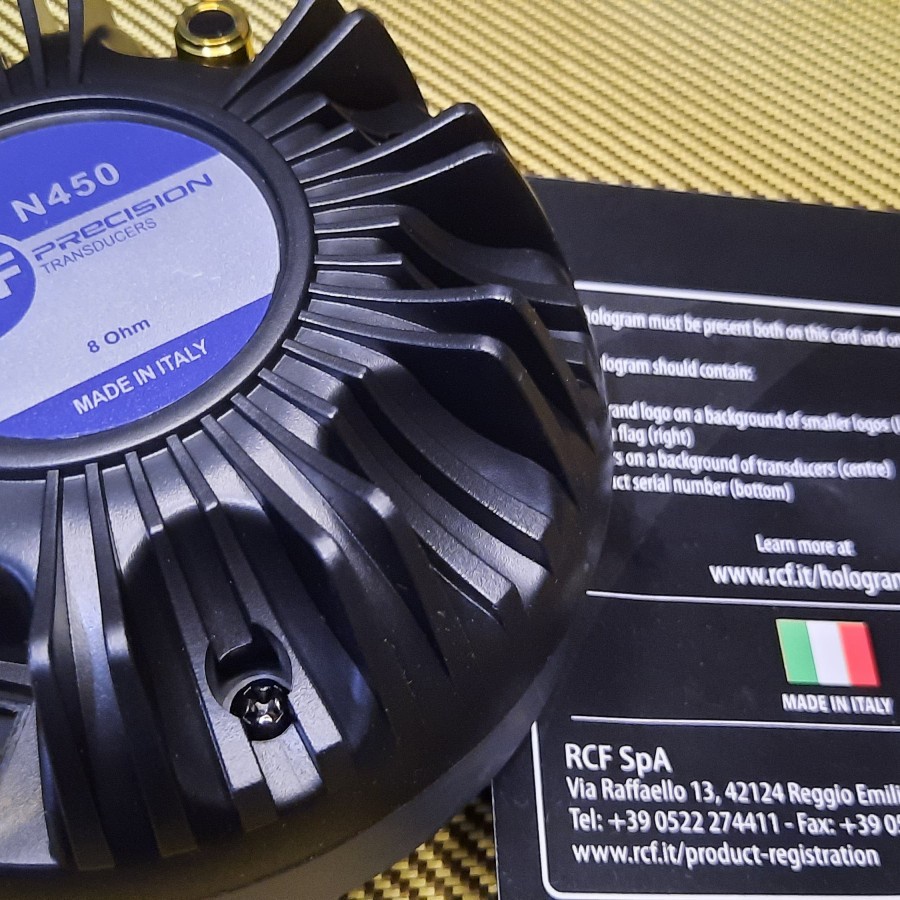 Tweeter Driver RCF N450 N 450 New Twiter Drat SPEAKER Grade A