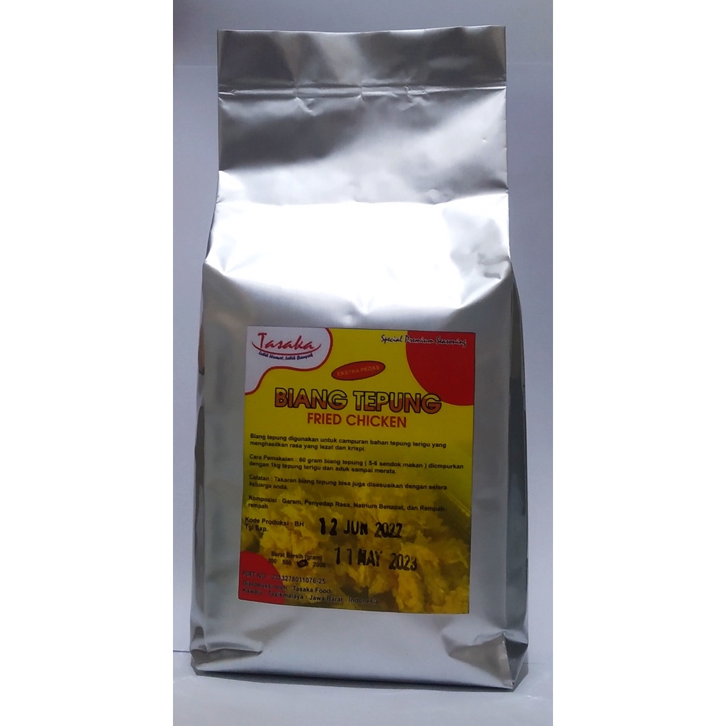 

Biang Tepung Ekstra Pedas 1 Kg/ Tepung Biang Fried Chicken
