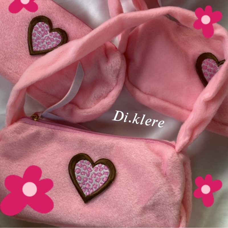 Fluffy bag pinky love / fluffy bag / fluffy bag love / fluffy bag murah / fluffy bag pinky