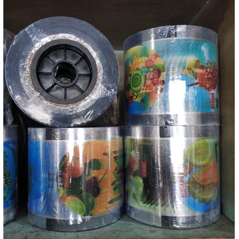 Plastik Sealer Seal Cup Gambar Buah 2000 Cup / Refill CupSealer Cup Lid Sealer Tutup Plastik Gelas