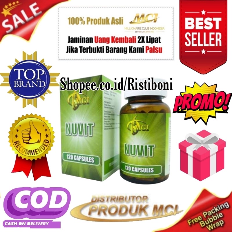 [ NUVIT MCI ] Nuvit asli | Nuvit mci asli | Suplemen terbaik buat kekebalan tubuh