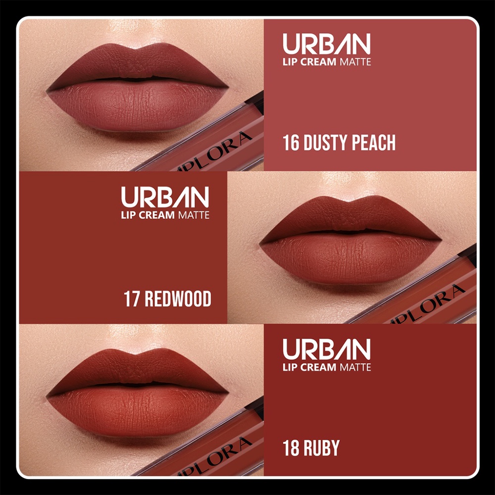 ❤ BELIA ❤ IMPLORA Urban Lip Cream Matte Velvet ( lipcream Lipstick Lipstik ) Image 3