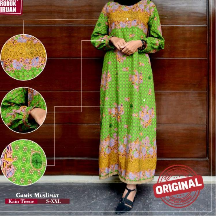 Murah Meriah Baju Seragam Dewasa Batik Muslimat NU Setelan Bawah dan atas Bahan Katun Adem Enak di P