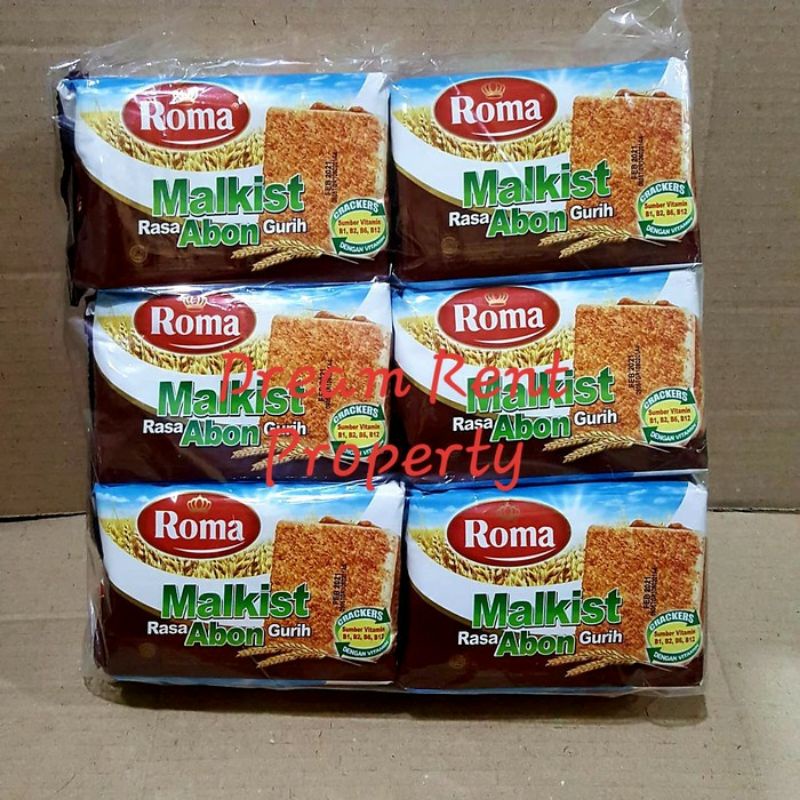 Roma Malkist Abon Malkis Abon dan roma malkist crackers