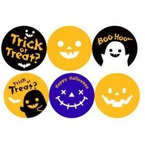 

Sth3 Stiker Halloween Sticker Packing Kue Cookies Hantu Labu Tengkorak Kode 830