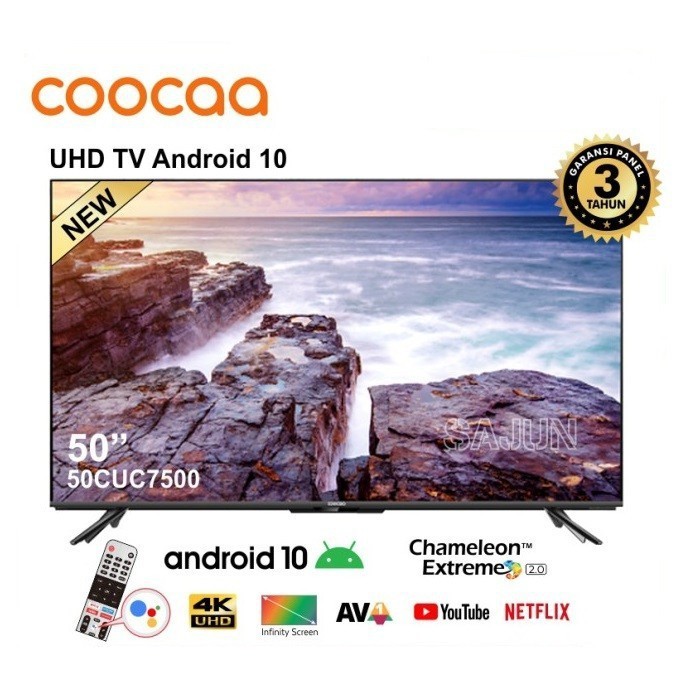 Tv Android Coocaa 50 Inch 50CUC7500