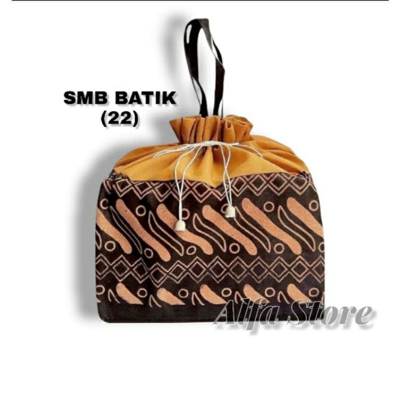 TAS HAJATAN SERUT MOTIF BATIK UKURAN 22