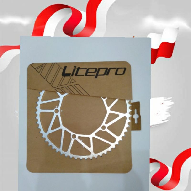 Chainring Litepro 58T silver