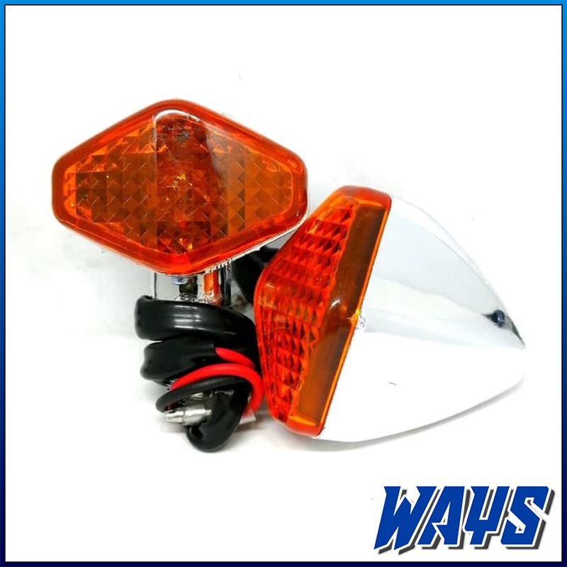 [L269] HIFI Diamond Lampu Sein Sen Kuping Model Diamon Variasi Motor Universal Vixion CBR CB 150 Verza Aerox PCX 150 Tiger MegaPro Rx King Scorpio Scoopy R15 R25 Ninja GSX