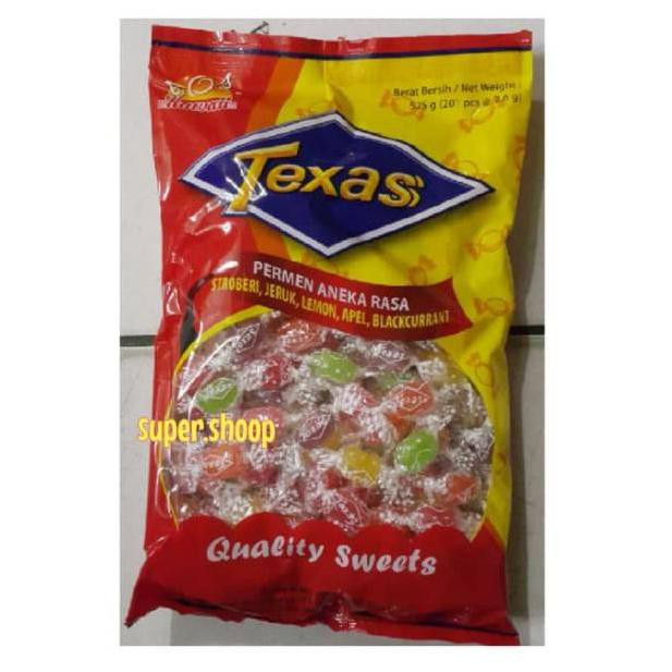 

COD PERMEN TEXAS BESAR TEXAS LILIPUT ANEKA RASA 525 GR