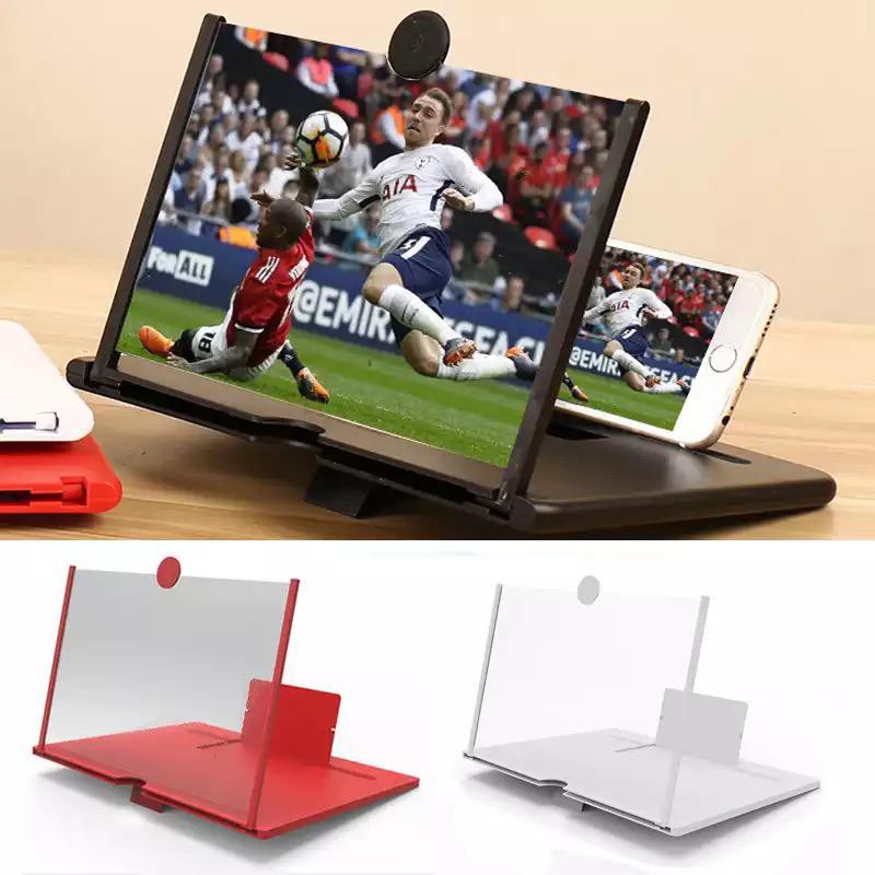 F3 Kaca Pembesar Layar Smartphone 3D Hd / Pembesar Layar Hp Bisa Di Lipat