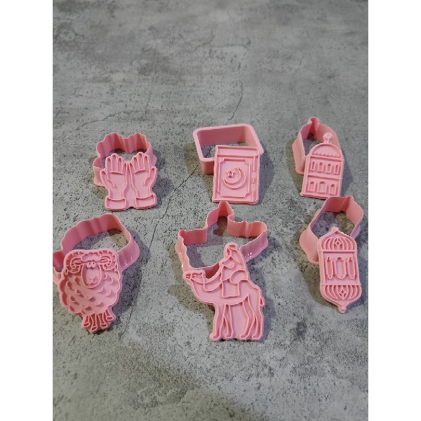 CETAKAN COOKIES LEBARAN ISI 6 PCS