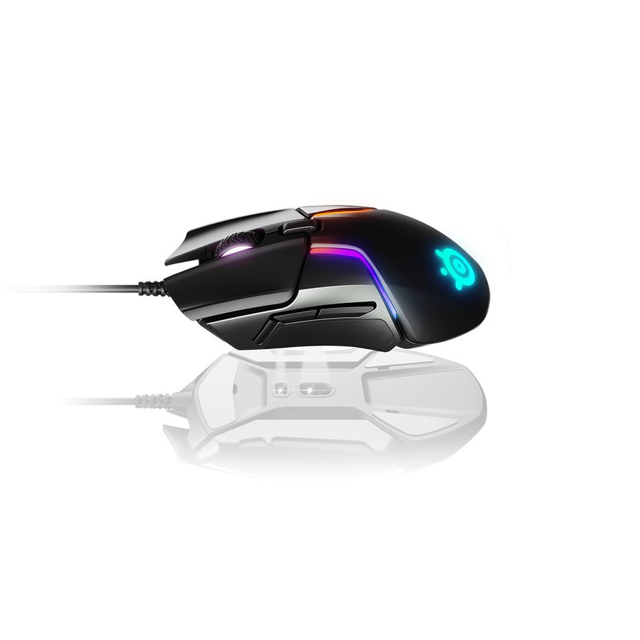 MOUSE GAMING STEELSERIES RIVAL 600 BLACK WITH TRUEMOVE3 + DUAL SENSOR