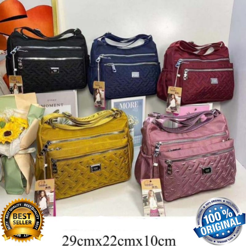 ORIGINAL Tas Selempang Chibao Wanita IMPORT KOREA Elegan Design Terbaru Best Seller