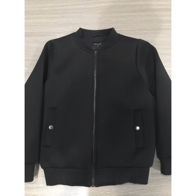 Drop dead blasphemy Neoprene Bomber jacket Black