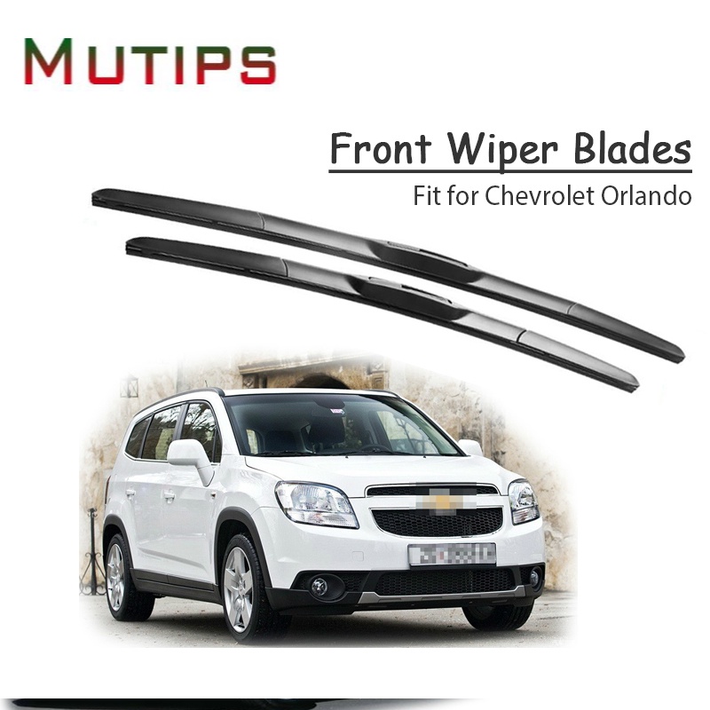 1 Set Karet Wiper Kaca Depan Mobil Untuk Chevrolet Orlando 2015 2014 2013-2010