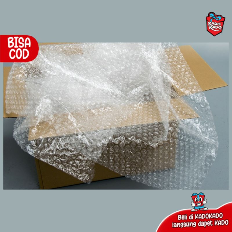 

bubble wrap extra (promo) untuk keamanan extra paket