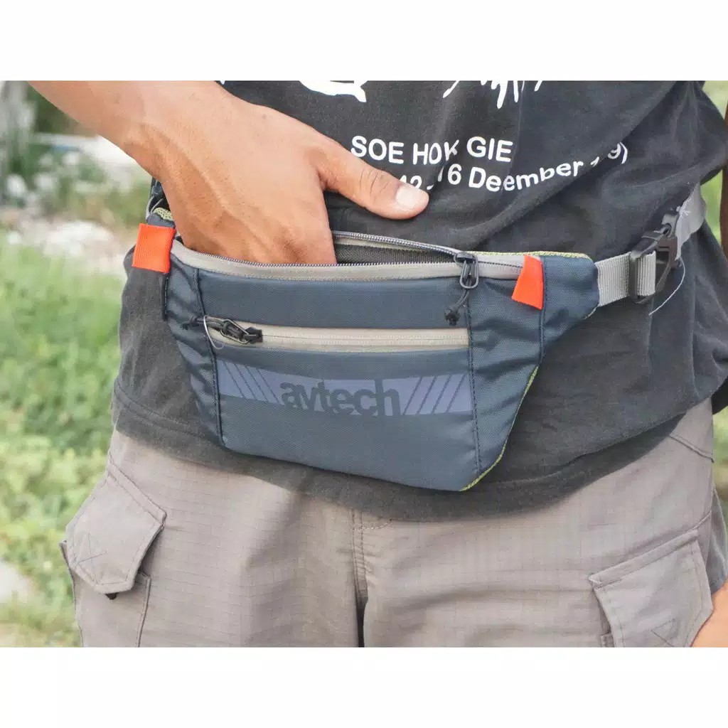 Tas Pinggang Avtech Paspor Bag Original Waistbag