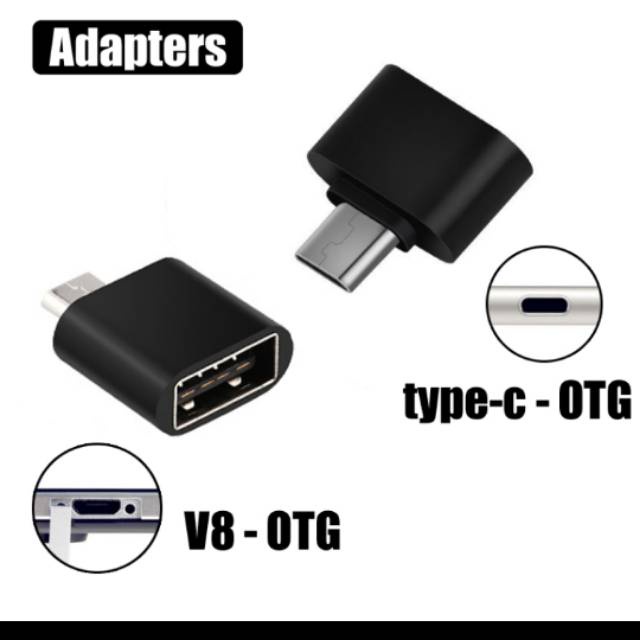 (SKR) OTG Micro usb NON KABEL OTG MICRO V8 TYPE C TYPE-C CONNECTOR GROSIR TERMURAH Tipe C