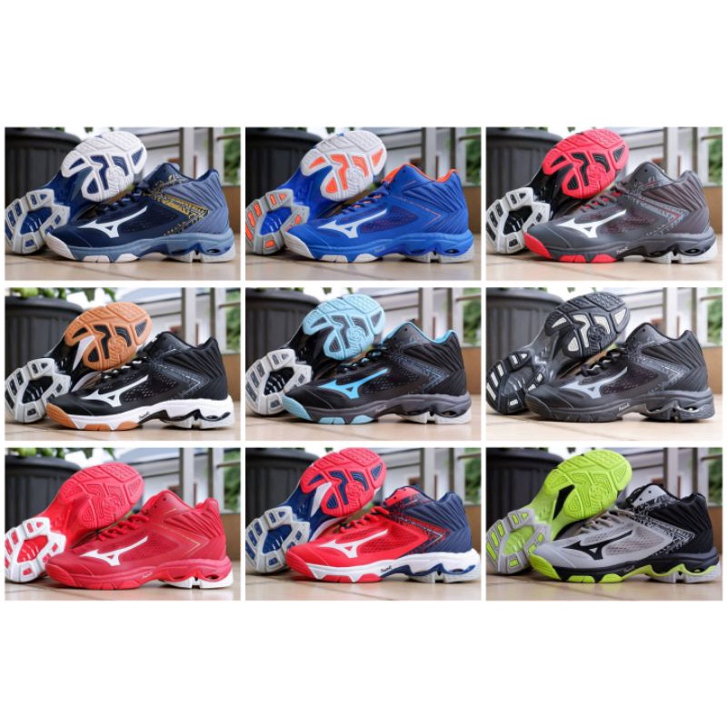SEPATU VOLI MIZUNO WLZ 5 MID WAVE LIGHTNING Z5 PREMIUM IMPORT