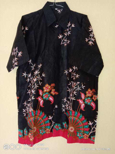 Batik Couple Keluarga Sania Ruffle Ori Ndoro Jowi Dnt Kipas