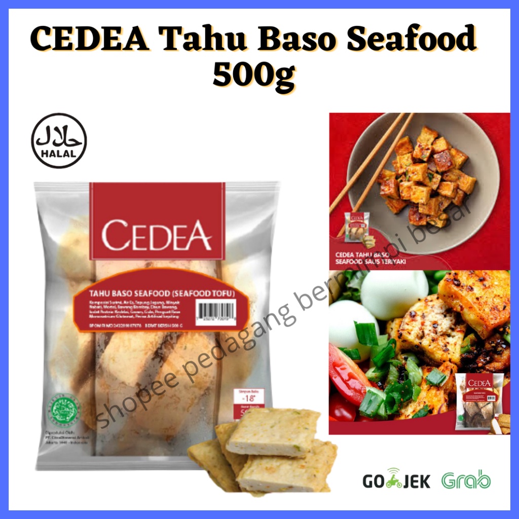 CEDEA Tahu Baso Seafood 500g/ Tahu Bakso Seafood