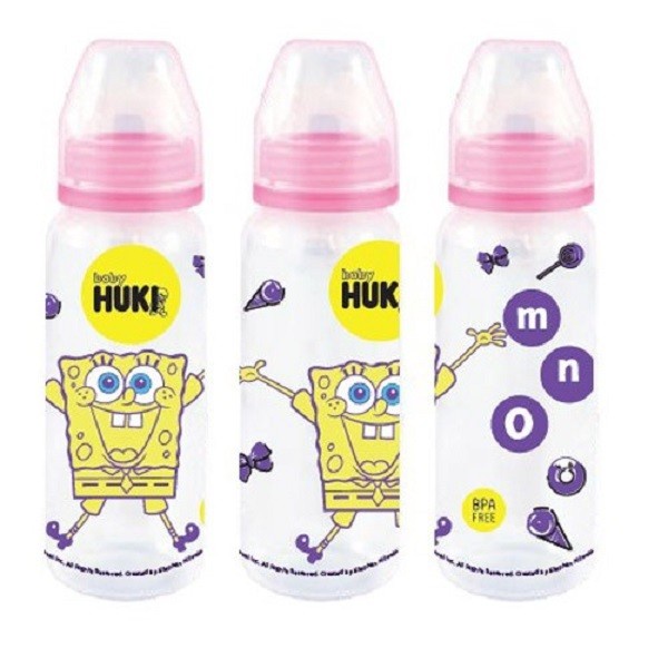 HUKI Baby CI0334 Botol Huki PP BP Caracter A 240 ml